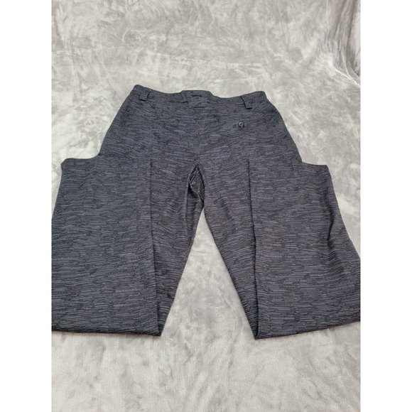 Mens Slazenger Golf Pants Black Gray‎ Flat Front Size 32 x 32 Pants EUC - Picture 6 of 7